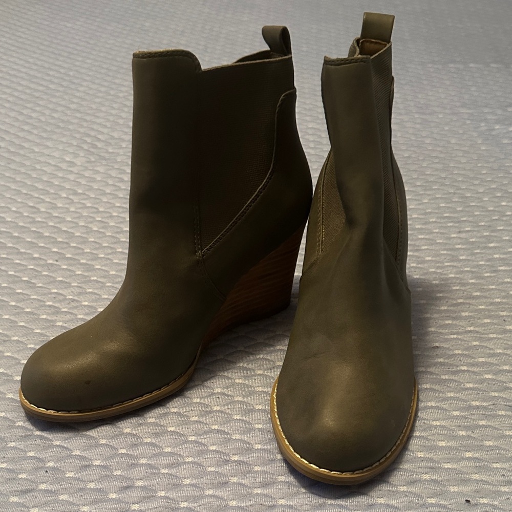 Grey Ankle Boots
